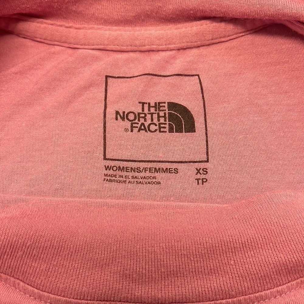 The North Face Pink Cropped T Shirt - Picture 3 of 3